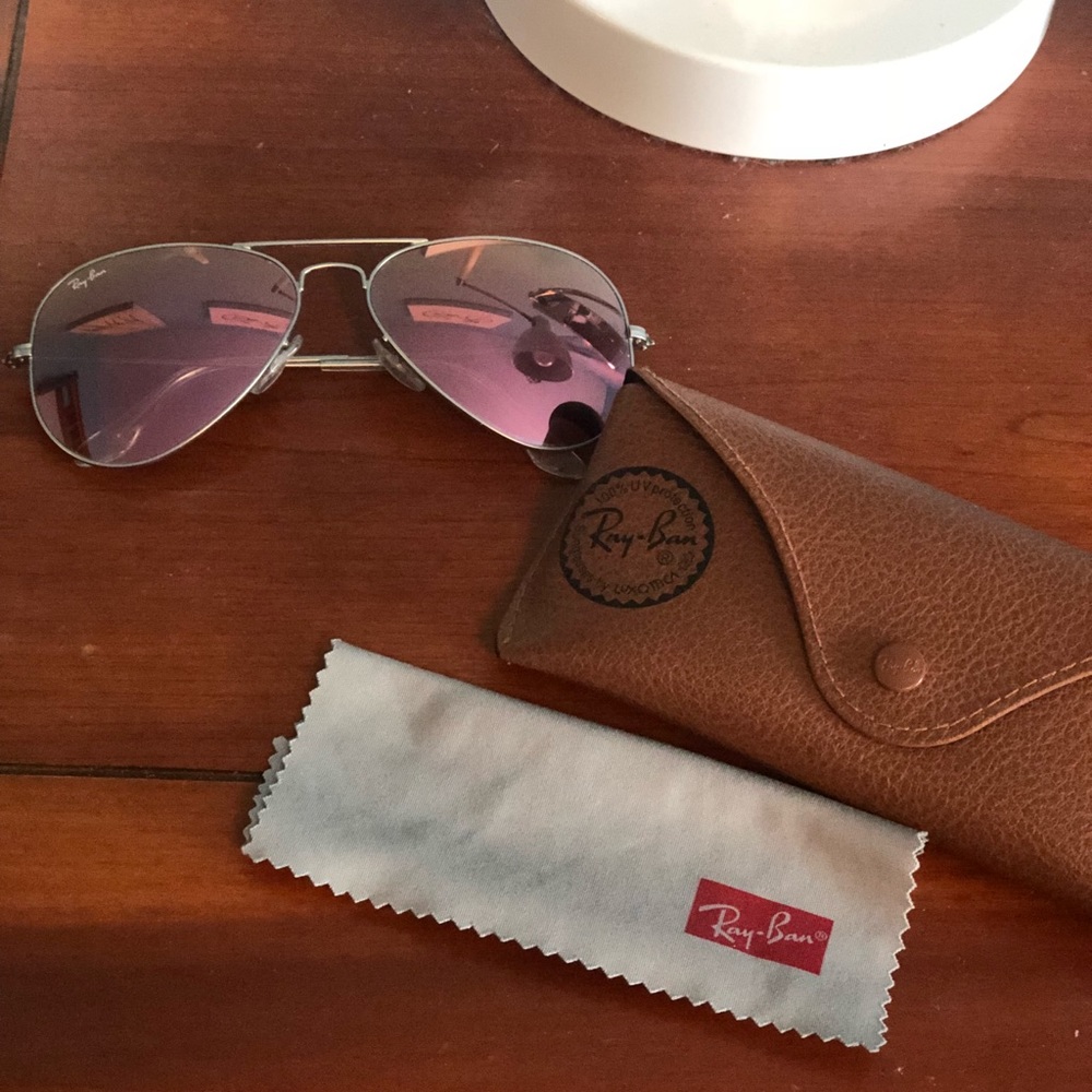 Pink Flash Ray-Ban Aviators